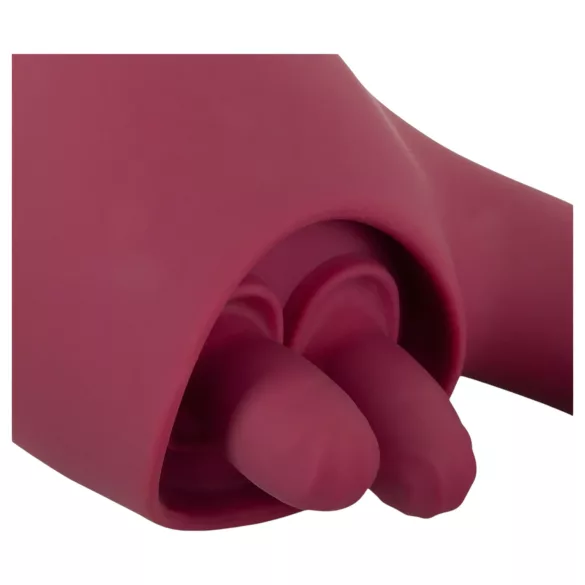 Javida - Zungen 2in1 Vibrator (rot)