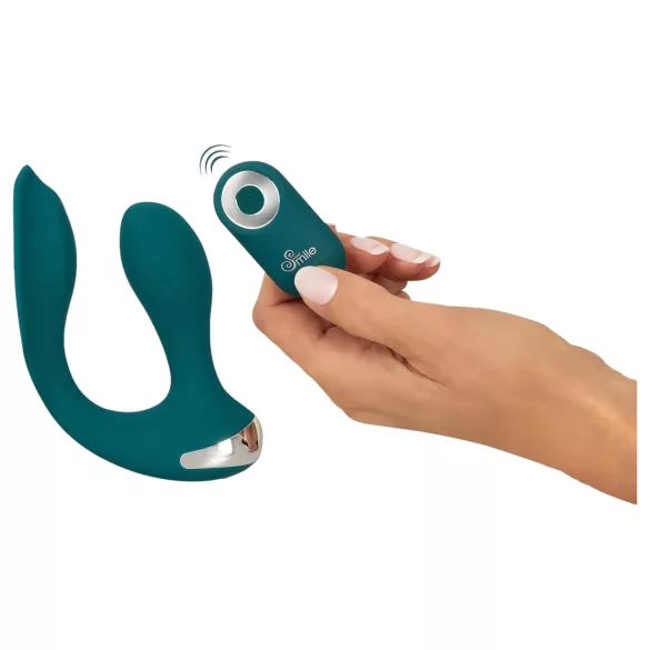 SMILE Hands-free - tragbarer, aufsetzbarer Vibrator (türkis)