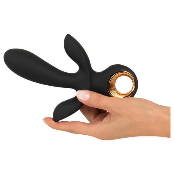 Eternal - Aufblasbarer Dreifach-Vibrator (schwarz)