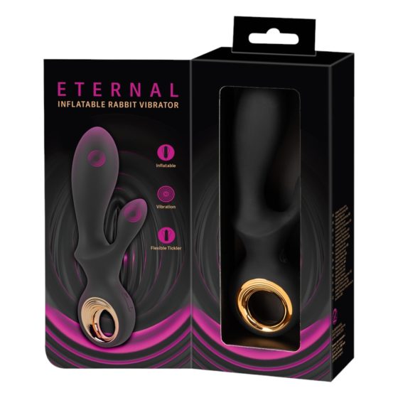 Eternal - Aufblasbarer Klitorisvibrator (Schwarz)