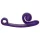 Snail Vibe Curve - 2in1 Klitoris Stimulation Violett