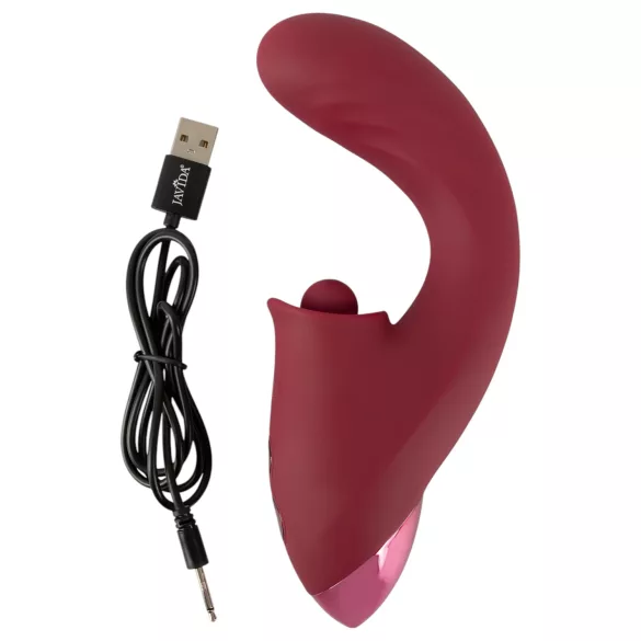 Javida - 3in1 Zungenvibrator (rot)