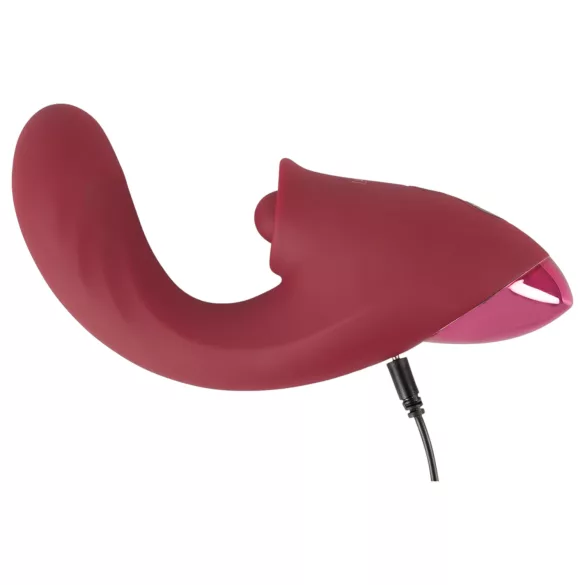 Javida - 3in1 Zungenvibrator (rot)