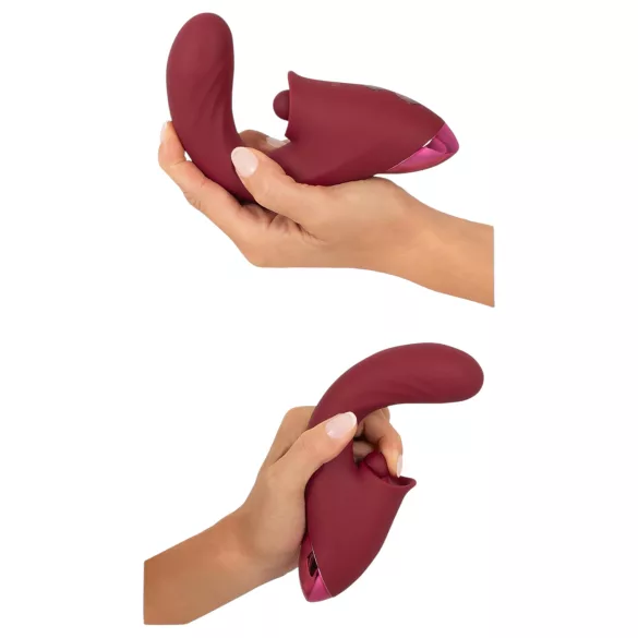 Javida - 3in1 Zungenvibrator (rot)
