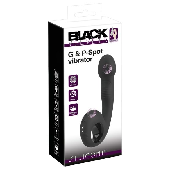 Black Velvet - G- und P-Punkt Vibrator (schwarz)