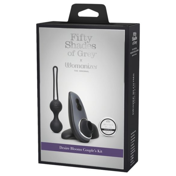 Womanizer Desire Bloom - Lustspiel-Set - 3tlg. (schwarz)