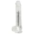 Crystal - Vibrator mit Saugnapf (transparent)