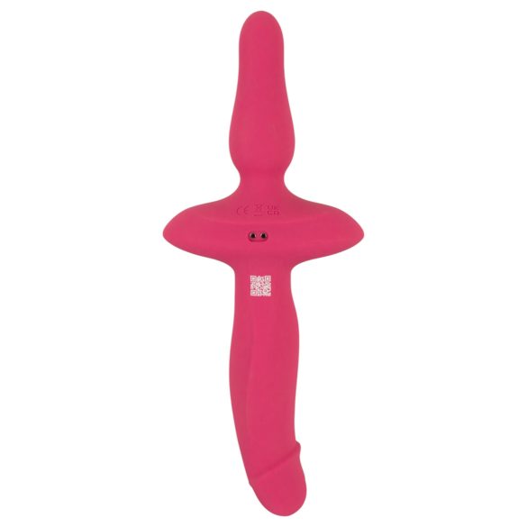 Couples Choice - 2in1 Vibrator und Analplug (pink)