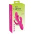 SMILE - Dreifacharmiger Vibrator mit Zunge (pink)