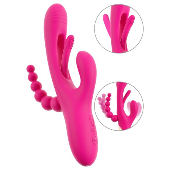 SMILE - Dreiarmschwinger mit Zunge (pink)