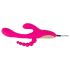 SMILE - Dreifacharmiger Vibrator mit Zunge (pink)