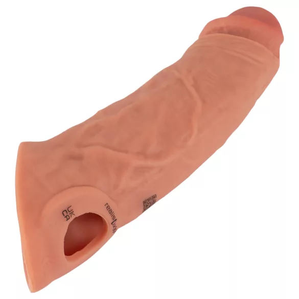 Realistixxx - Funkhandsender-Vibrationspenishülle - Natur (20cm)