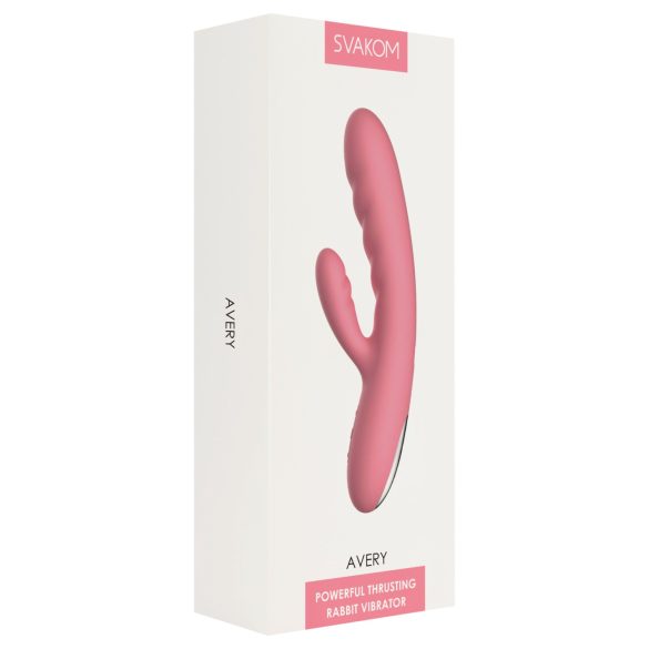 Svakom Avery - Akku-Vibrator mit Klitorisstimulation (Pink)