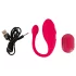 Beau Coeur Coral - Vibrations-Ei mit Fernbedienung (Pink)