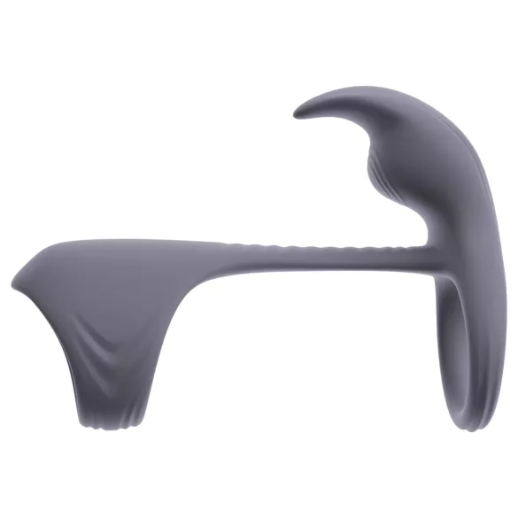 Beau Coeur Vylor - Penis- und Hodenring mit Klitorisstimulator (Grau)