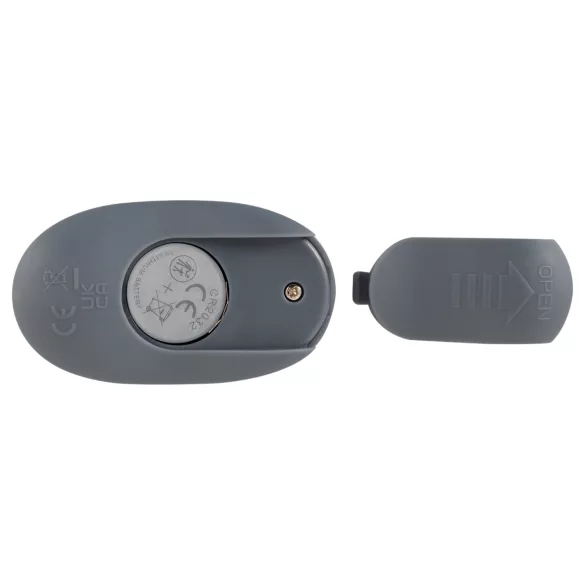 Beau Coeur Vylor - Penis- und Hodenring mit Klitorisstimulator (Grau)