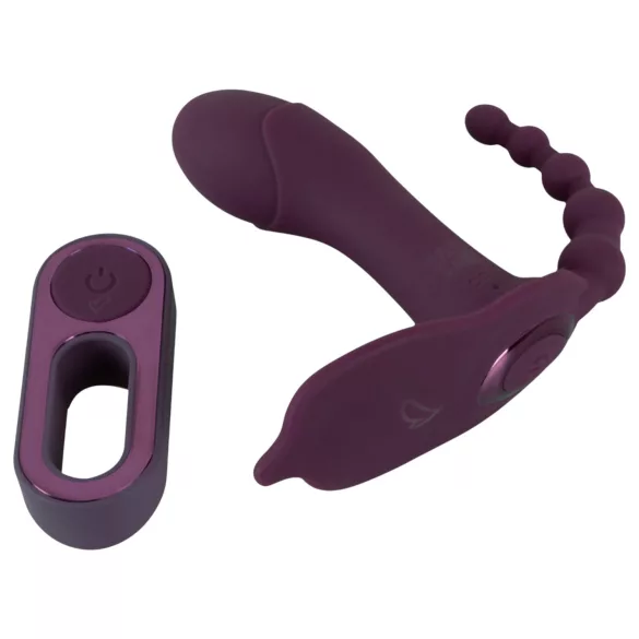Beau Coeur Ariva - tragbarer 3-in-1 Höschenvibrator (lila)
