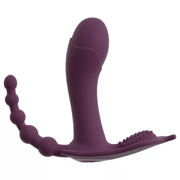 Beau Coeur Ariva - tragbarer 3-in-1 Höschenvibrator (lila)