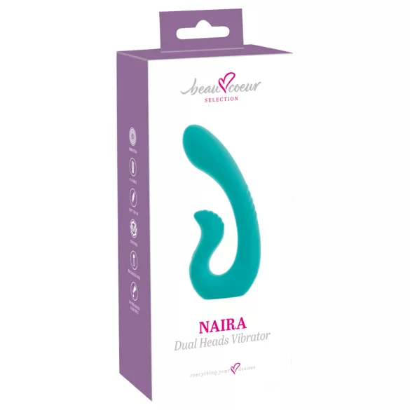 Beau Coeur Naira - G-Punkt- und Klitorisstimulator Vibrator (grün)