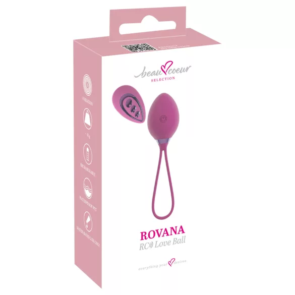 Beau Coeur Rovana - Funkendes Vibrations-Ei (Lila)