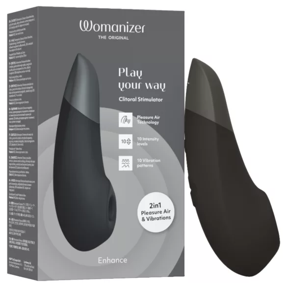 Womanizer Enhance - Luftwellen-Klitorisstimulator (schwarz)