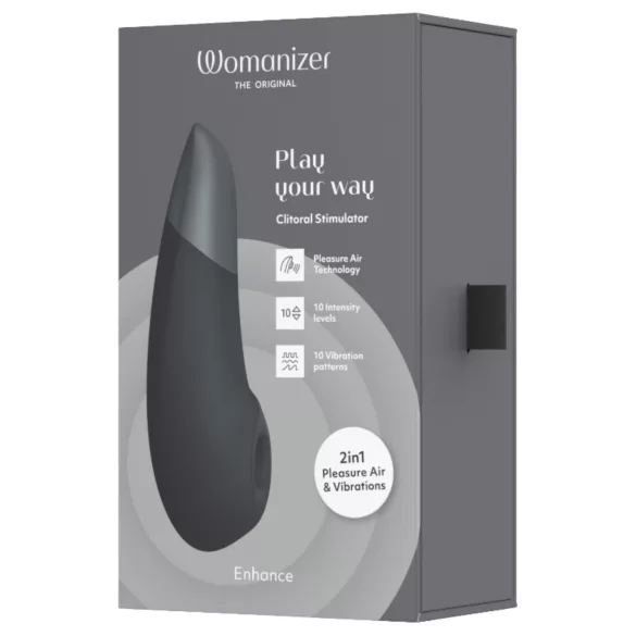 Womanizer Enhance - Luftwellen-Klitorisstimulator (schwarz)