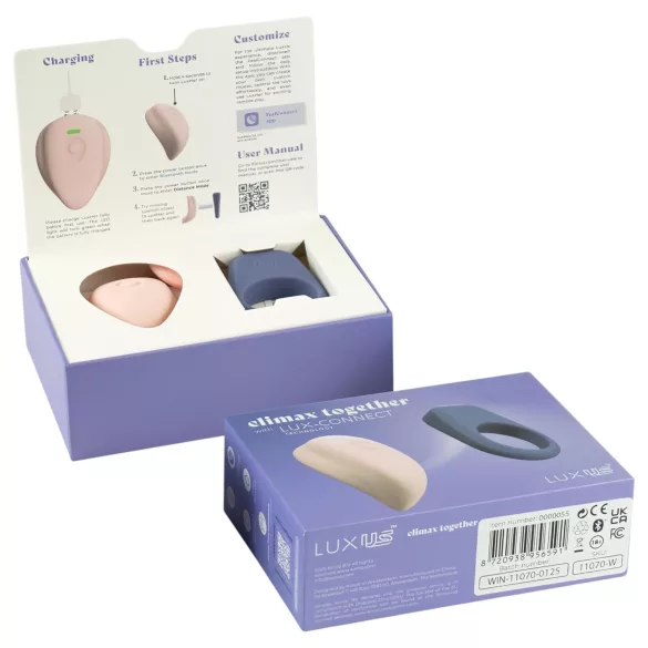 LUXUS Climax Together von Kiiroo - magnetisches, app-gesteuertes Paarvibrator-Set