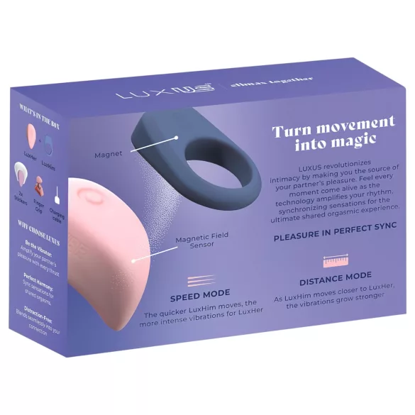 LUXUS Climax Together von Kiiroo - magnetisches, app-gesteuertes Paarvibrator-Set