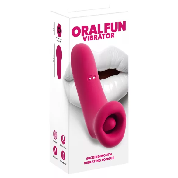 You2Toys Oral Fun - saugendes und leckendes Klitorisstimulator (rosa)