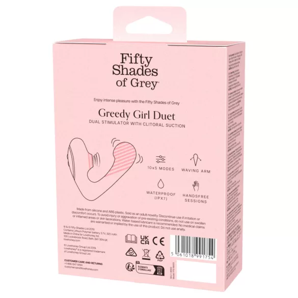 Fifty Shades of Grey Greedy Girl - G-Punkt Vibrator (schwarz)