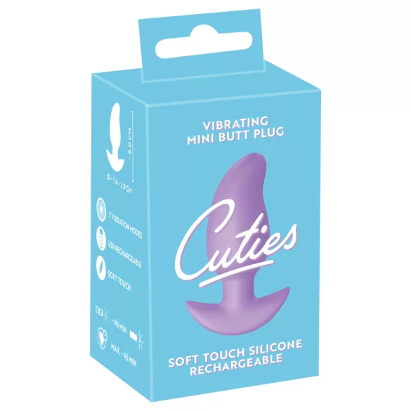 Cuties Mini - Vibrations-Analplug (Lila)