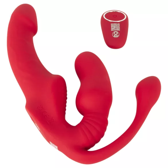 You2Toys Strapless - anlegbarer 3‑armiger Vibrator (pink)
