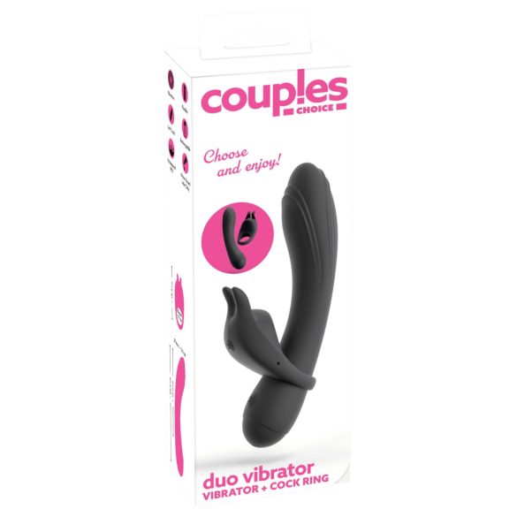 Couple Choice - Penisring und G-Punkt Vibrator (Grau)