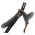 You2Toys - ferngesteuerter doppelt umschnallbarer Vibrator (schwarz)