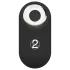 You2Toys - ferngesteuerter doppelt umschnallbarer Vibrator (schwarz)