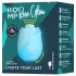 ROMP Rose Glow - luftwellenvibrator für den Kitzler (blau)