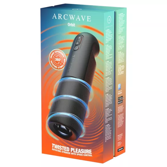 Arcwave Orbit - rotierender Masturbator (schwarz)