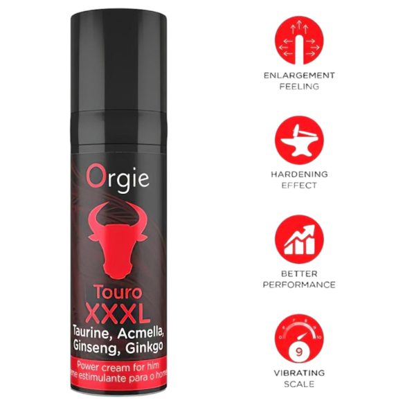 Orgie Touro XXXL - Erektion Booster Creme (15ml)