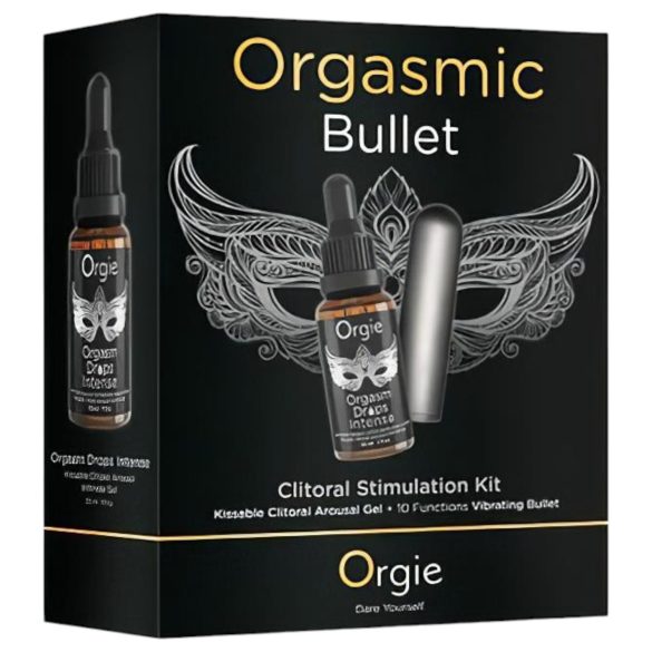 Orgie Orgasmic Bullet - Set mit Mini-Vibrator (Grau)
