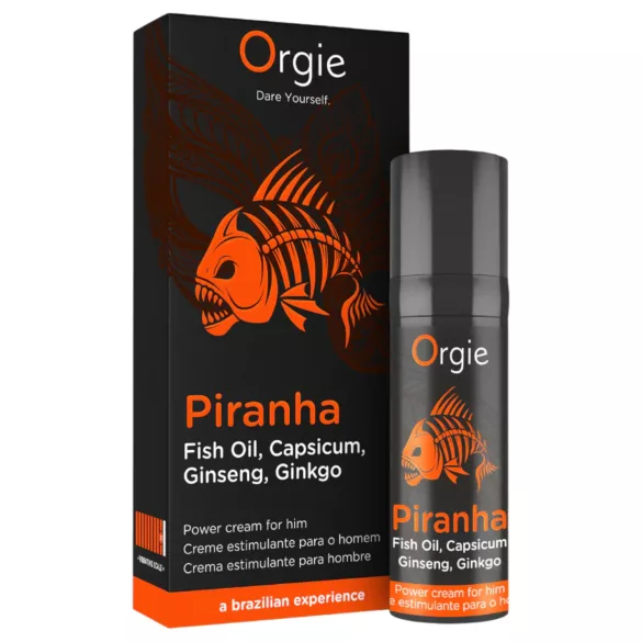 Orgie Piranha Power Cream stimulierende Creme für Männer (15 ml)