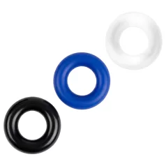 Baseks - elastisches Penisring-Set (3 Stück)