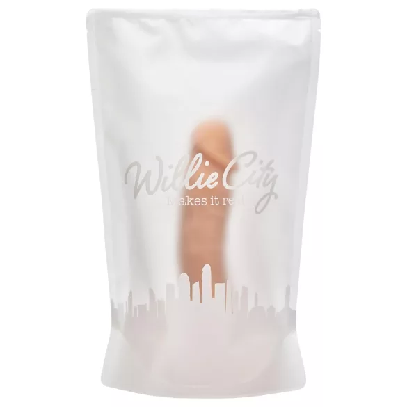Willie City Luxe - lebensechter Silikon-Dildo (hautfarben) - 23 cm