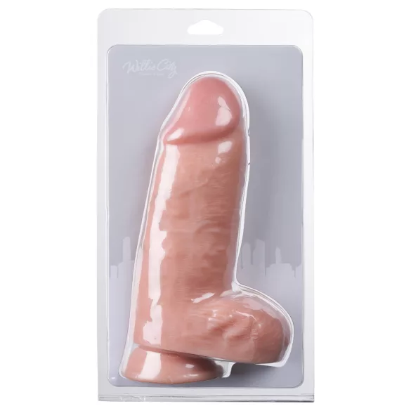 Willie City - dicker, naturgetreuer Dildo (hautfarben) - 24,5 cm