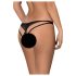 Obsessive Picantina - Doppelriemen Damen-Slip (Schwarz) - L/XL