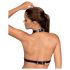 Obsessive A740 – Halsband-Dekor-Körperharness (schwarz) – S-L