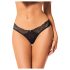 Obsessive Bella Rou - Blumenmuster Slip (schwarz)