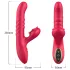 Erospace Sweet Play - 2-in-1 Stoß- und Klitorisvibrator (rot)