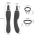 Erospace Sweet Play - 2-in-1 Klitorisstimulator-Vibrator mit Zunge und Saugfunktion (schwarz)