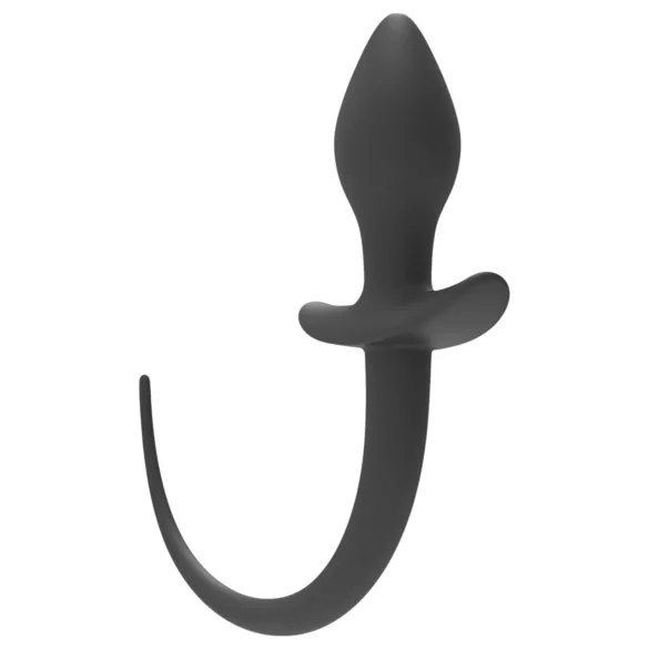 Erospace Wild Play - Analplug mit Schwanz für Rollenspiele (schwarz)