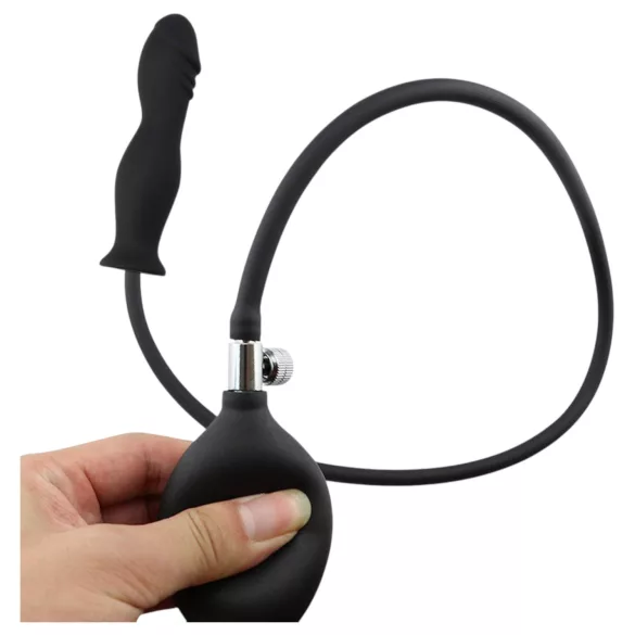 Wild Play - aufblasbarer Analplug (schwarz)